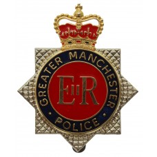 Greater Manchester Police Enamelled Star Cap Badge 