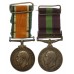 WW1 British War Medal & General Service Medal (Clasp - Iraq) - Riding Master & Major A.E.V. Huxtable, 7th Dragoon Guards