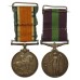 WW1 British War Medal & General Service Medal (Clasp - Iraq) - Riding Master & Major A.E.V. Huxtable, 7th Dragoon Guards