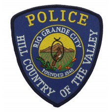 United States Rio Grande City Police Cloth Patch Badge