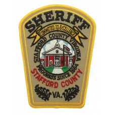 United States Stafford County VA. Sheriff Cloth Patch Badge