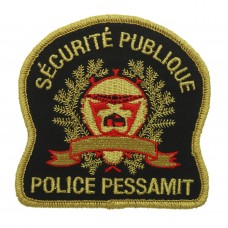 Canadian Securite Publique Police Pessamit Cloth Patch Badge