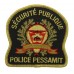 Canadian Securite Publique Police Pessamit Cloth Patch Badge