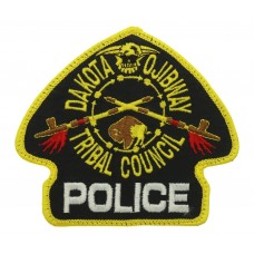 United States Dakota Ojibway Tribal Council Police Cloth Patch Badge
