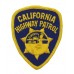 United States California Highway Patrol Cloth Patch Badge