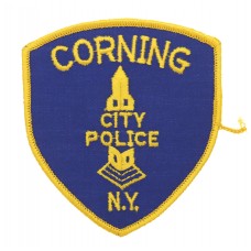 United States Corning City Police N.Y. Cloth Patch Badge