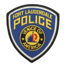 United States Fort Lauderdale Police Cloth Patch Badge