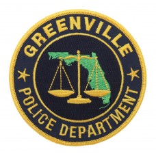 United States Greenville Police Department Cloth Patch Badge