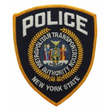 United States Metropolitan Transportation Authority New York State Police Cloth Patch Badge