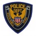 United States Rockwell Iowa Police Dept. Cloth Patch Badge