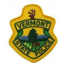 United States Vermont State Police Cloth Patch Badge