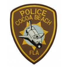 United States Cocoa Beach FLA Police Cloth Patch Badge