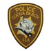 United States Cocoa Beach FLA Police Cloth Patch Badge