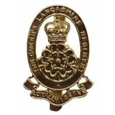 Queen's Lancashire Regiment Anodised (Staybrite) Cap Badge