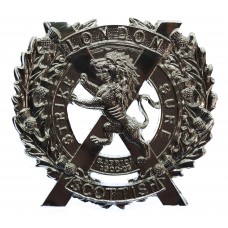 London Scottish Anodised (Staybrite) Cap Badge