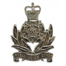 Intelligence Corps Officer's Cap Badge - Queen's Crown