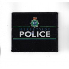 Merseyside Police Cloth Uniform Patch Badge