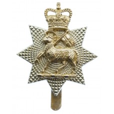 The Queen's Royal Surrey Regiment Anodised (Staybrite) Cap Badge
