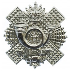 Highland Light Infantry (H.L.I.) Anodised (Staybrite) Cap Badge - King's Crown