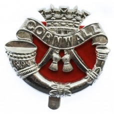 Duke of Cornwall's Light Infantry Anodised (Staybrite) Cap Badge