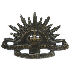 Australian Commonwealth Military Forces Slouch Hat Badge - King's