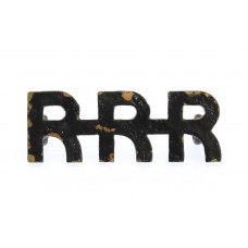 Royal Rhodesia Regiment (R.R.R.) Shoulder Title