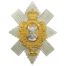 Black Watch (The Royal Highlanders) Officer's Cap Badge - Queen's Crown