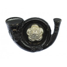King's Own Yorkshire Light Infantry (K.O.Y.L.I.) Officer's Blackened Cap Badge