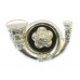 King's Own Yorkshire Light Infantry (K.O.Y.L.I.) Officer's Silvered Cap Badge