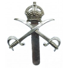 Army Physical Training Corps (A.P.T.C.) Chrome Cap Badge - King's