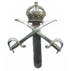 Army Physical Training Corps (A.P.T.C.) Chrome Cap Badge - King's Crown