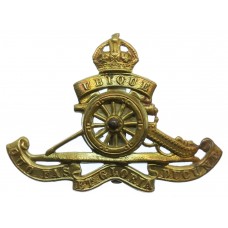 Royal Artillery (Revolving Wheel) Cap Badge - King's Crown