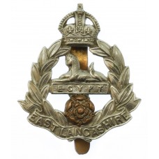 East Lancashire Regiment Cap Badge - King's Crown