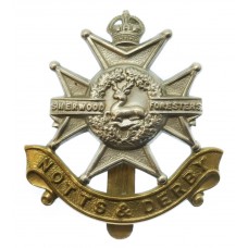 Notts & Derby Regiment (Sherwood Foresters) Cap Badge 