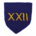 22nd Engineer Group Cloth Formation Sign (2nd Pattern)