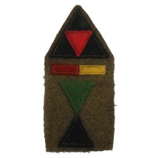 WW2 3rd Infantry Division 33rd Tank Brigade Royal Armoured Corps Battle Dress Combination Formation Sign Insignia