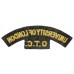 University of London O.T.C. (UNIVERSITY OF LONDON/O.T.C.) Cloth Shoulder Title