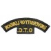 University of London O.T.C. (UNIVERSITY OF LONDON/O.T.C.) Cloth Shoulder Title