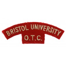 Bristol University O.T.C. (BRISTOL UNIVERSITY/O.T.C.) Cloth Shoulder Title