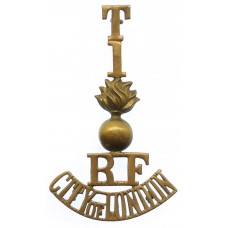 1st Territorial Bn Royal Fusiliers (T/1/Grenade/R.F./CITY OF LONDON) Shoulder Title