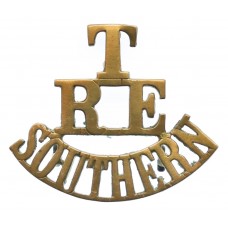 Territorial Southern Telegraph & Signal Companies Royal Engineers (T/R.E./SOUTHERN) Shoulder Title