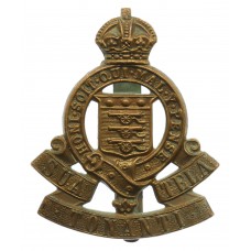 Royal Army Ordnance Corps (R.A.O.C.) 'Sua Tela Tonanti' Cap Badge - King's Crown