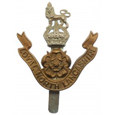 Loyal North Lancashire Regiment Cap Badge - King's Crown