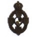 Royal Electrical & Mechanical Engineers (R.E.M.E.) WW2 Plastic Economy Cap Badge