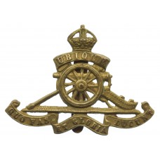 Royal Artillery Cap Badge - King's Crown