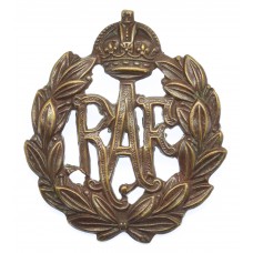 Royal Air Force (R.A.F.) Cap Badge - King's Crown