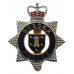 Sussex Police Enamelled Cap Badge - Queen's Crown