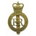 City of London Police Brass Cap Badge - Queen's Crown