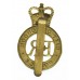 City of London Police Brass Cap Badge - Queen's Crown