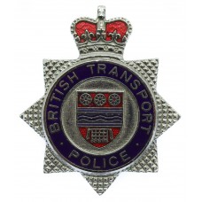 British Transport Police (B.T.P.) Enamelled Cap Badge - Queen's Crown